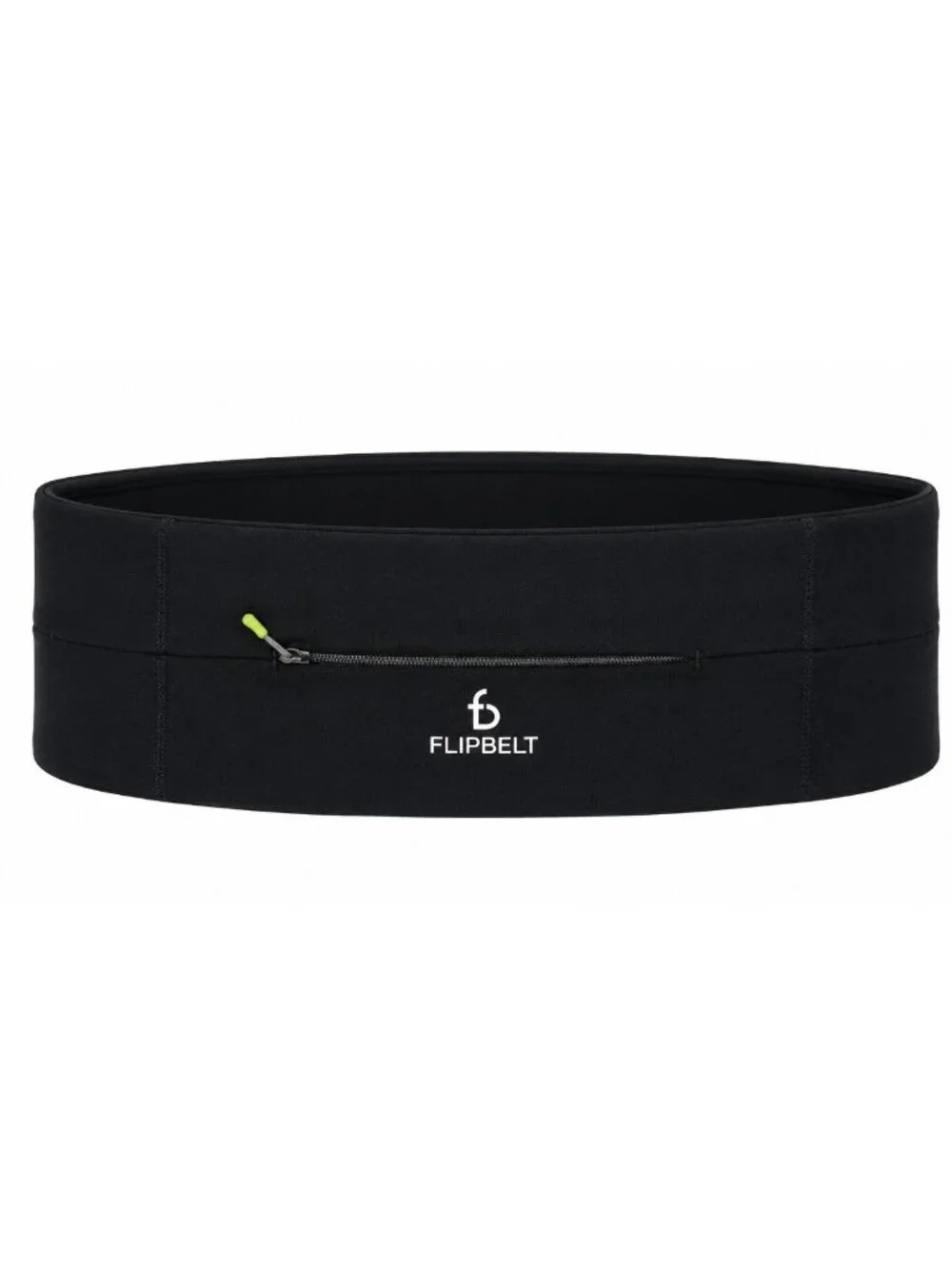 FlipBelt Elite Running Belt Black Size M Medium Zipper Pocket Phone Holder